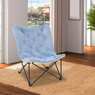 Mainstay butterfly chair in best sale teal faux fur finish